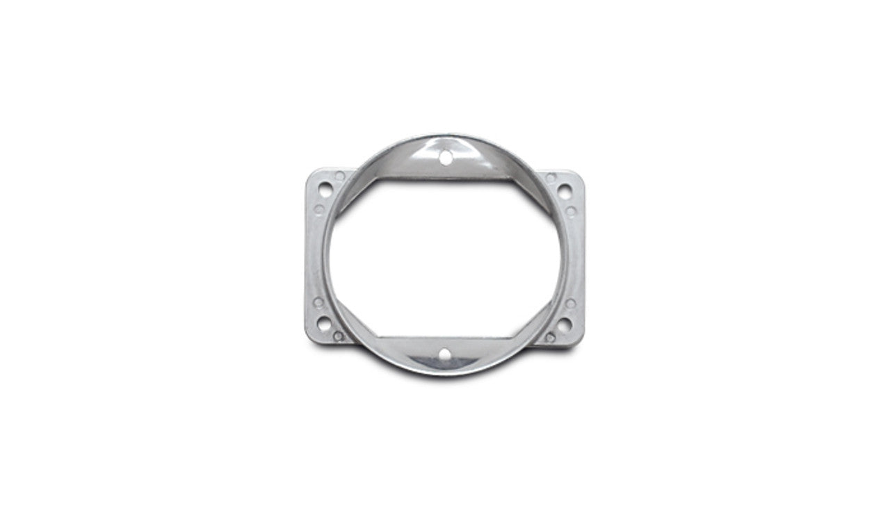 Vibrant Performance VIB1995 Intake Tube Adapter for Mitsubishi Mass Air Flow Sensor, Polished Aluminum, 4.5-Inch Diameter