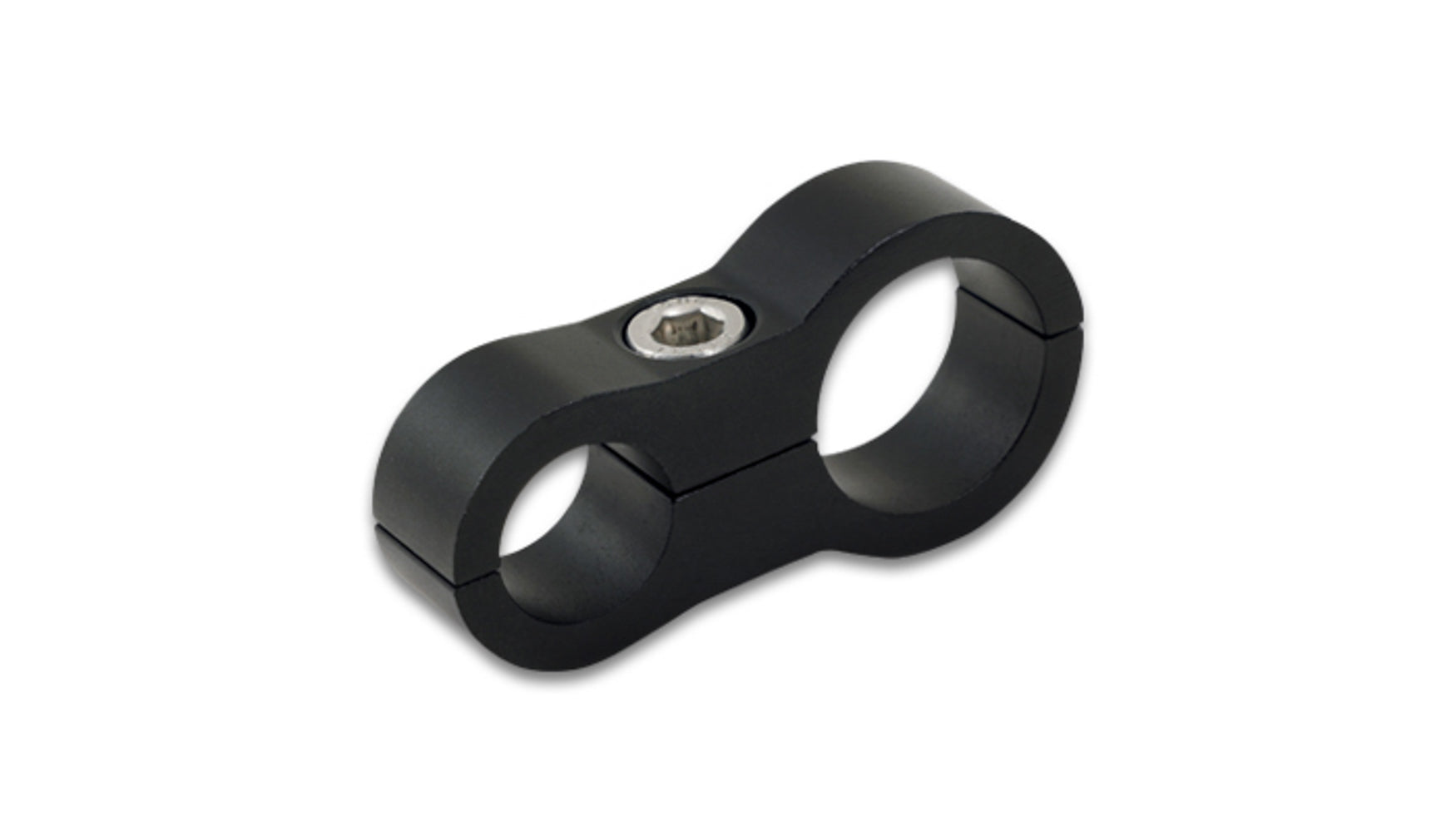 Vibrant Performance 20650 Aluminum Hose and Tube Separator, 11/16 Inch by 13/16 Inch Hole Size, Black Anodized Finish