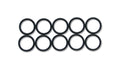 Vibrant Performance 20888 Set of 10 8AN FKM Rubber O-Rings for Automotive and Industrial Use