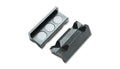Vibrant Performance Vise 20990 Billet Aluminum Vise Jaws, Black Anodized, Pair