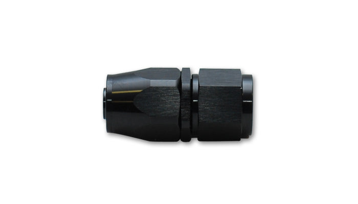Vibrant Performance 21020 Straight Hose End Fitting for -20 AN Hose, Aluminum, Black Anodized