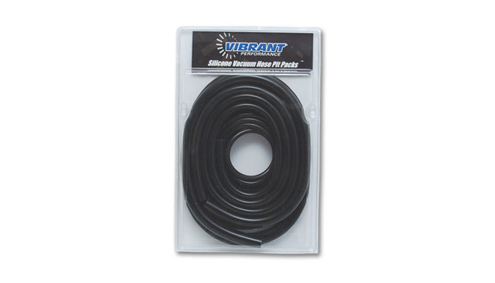 Vibrant Performance Silicone Vacuum Hose Kit - Black, Various Lengths and Inner Diameters