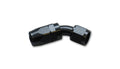Vibrant Performance 21416 45 Degree Hose End Fitting for -16 AN Hose, Aluminum Black Anodized