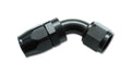 Vibrant Performance 21608 60 Degree Hose End Fitting for -8 AN Hose, Aluminum, Black Anodized