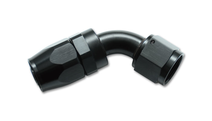 Vibrant Performance 21610 60 Degree Hose End Fitting for -10 AN Hose, Aluminum, Black Anodized