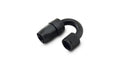 Vibrant Performance 21804 180 Degree Hose End Fitting for -4 AN Hose, Aluminum Black Anodized