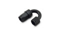 Vibrant Performance 21812 180 Degree Hose End Fitting for -12 AN Hose, Aluminum, Black Anodized