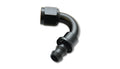 Vibrant Performance - Part Number 22210 - 10AN Push-On 120 Degree Hose End Elbow Fitting, Aluminum Black Anodized
