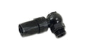 Vibrant Performance VIB24432 Hose End Fitting, Straight Swivel, 12 AN Male O-Ring, Aluminum, Black Anodized