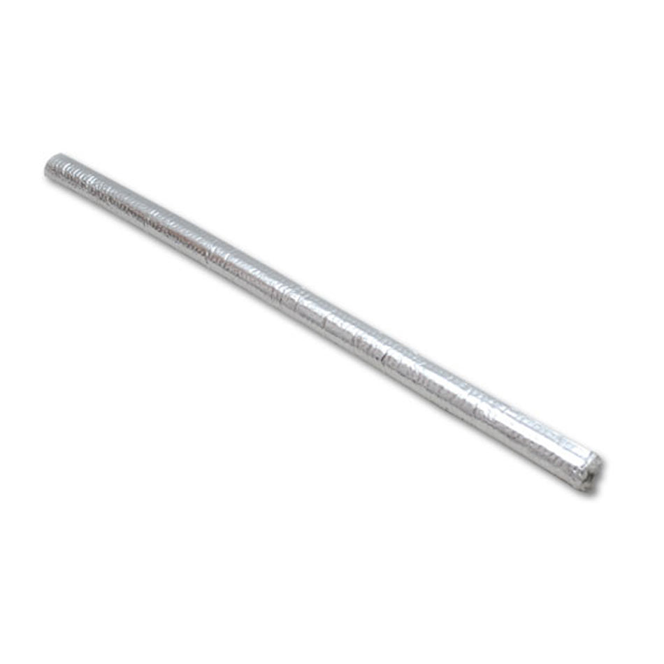 Vibrant Performance VIB25833 ExtremeShield 1400 Heat Sleeve, 1-1/4 Inch ID, 4 Feet Length, Aluminum and Fiberglass Material, Silver Finish