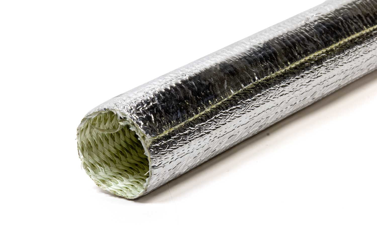Vibrant Performance VIB25834 ExtremeShield 1400 Heat Sleeve, 1-1/2 Inch ID, 4 Feet, Aluminum Fiberglass Silver