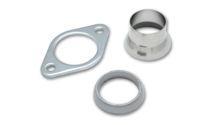 Vibrant Performance J-Spec Header Outlet Flange Kit with 2.5 Inch ID, 0.375 Inch Thick, Stainless Steel, Gasket Included