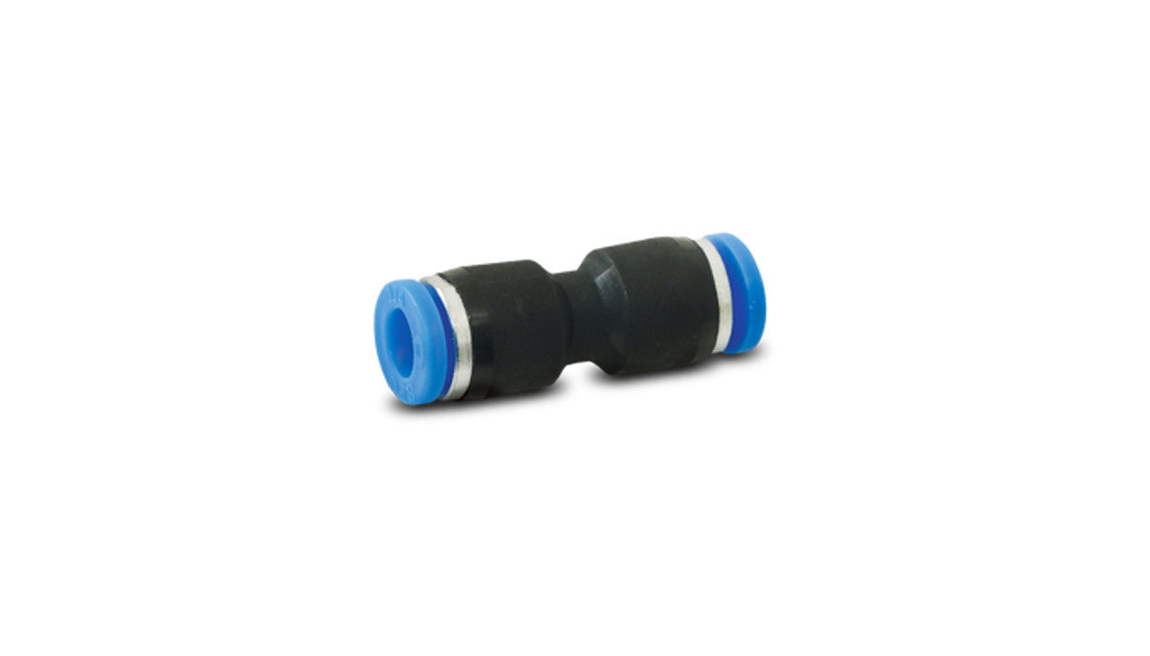 Vibrant Performance 2672 6mm Union Straight One-Touch Fitting with 1/4 in NPT Male to 1/4 in Female Pushlock Connection
