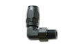 Vibrant Performance Male -10AN to 3/8 Inch NPT 90 Degree Hose End Fitting