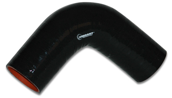 Vibrant Performance 2749 4-Ply 90 Degree Silicone Elbow for 1.5 Inch ID Tubing, Black
