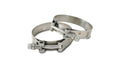 Vibrant Performance Stainless T-Bolt Hose Clamps Pair 2.63 to 2.87 Inch Range