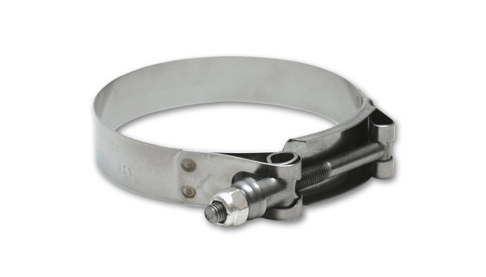 Vibrant Performance Stainless Steel T-Bolt Clamps Pair 1.73 to 1.95 Inch Range
