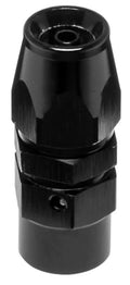 Vibrant Performance 28003 Straight 3AN PTFE Hose End Fitting Aluminum Black Anodized