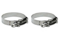 Vibrant Performance VIB2804 Stainless Steel T-Bolt Hose Clamps, 6 Inch Diameter, Pack of 2