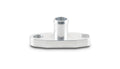 Vibrant Performance Oil Drain Flange 28501 with 5/8 Inch Hose Barb for Turbochargers, Aluminum, Natural Finish