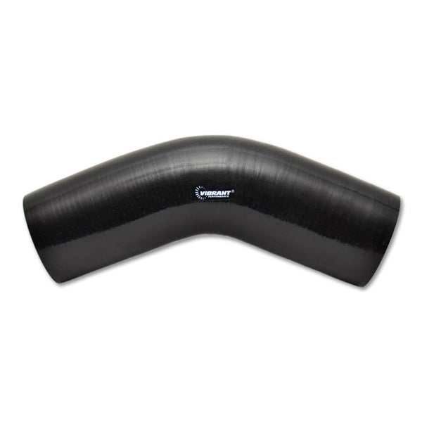 Vibrant Performance 2854 4 Ply 45 Degree Elbow for 1-3/4 Inch ID Silicone Hose, Black