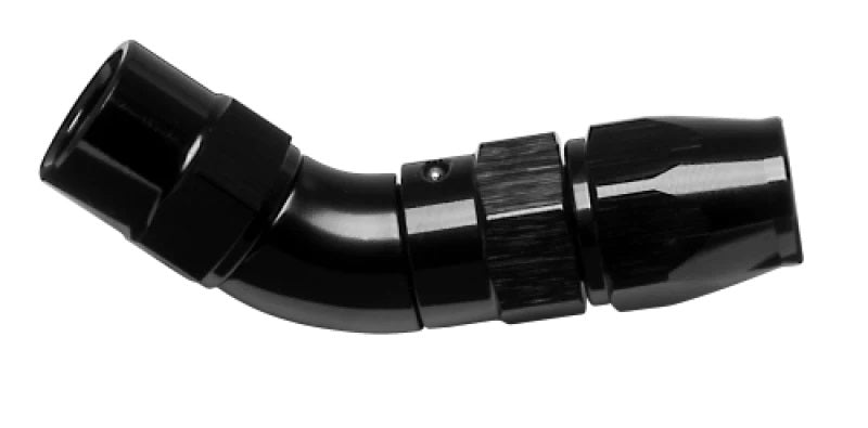 Vibrant Performance 28603 60 Degree -3AN Aluminum PTFE Hose End Fitting Black Anodized