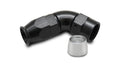 Vibrant Performance 28612 60 Degree High Flow Hose End Fitting for 12AN Hose and Female Connection, Aluminum Black Anodized