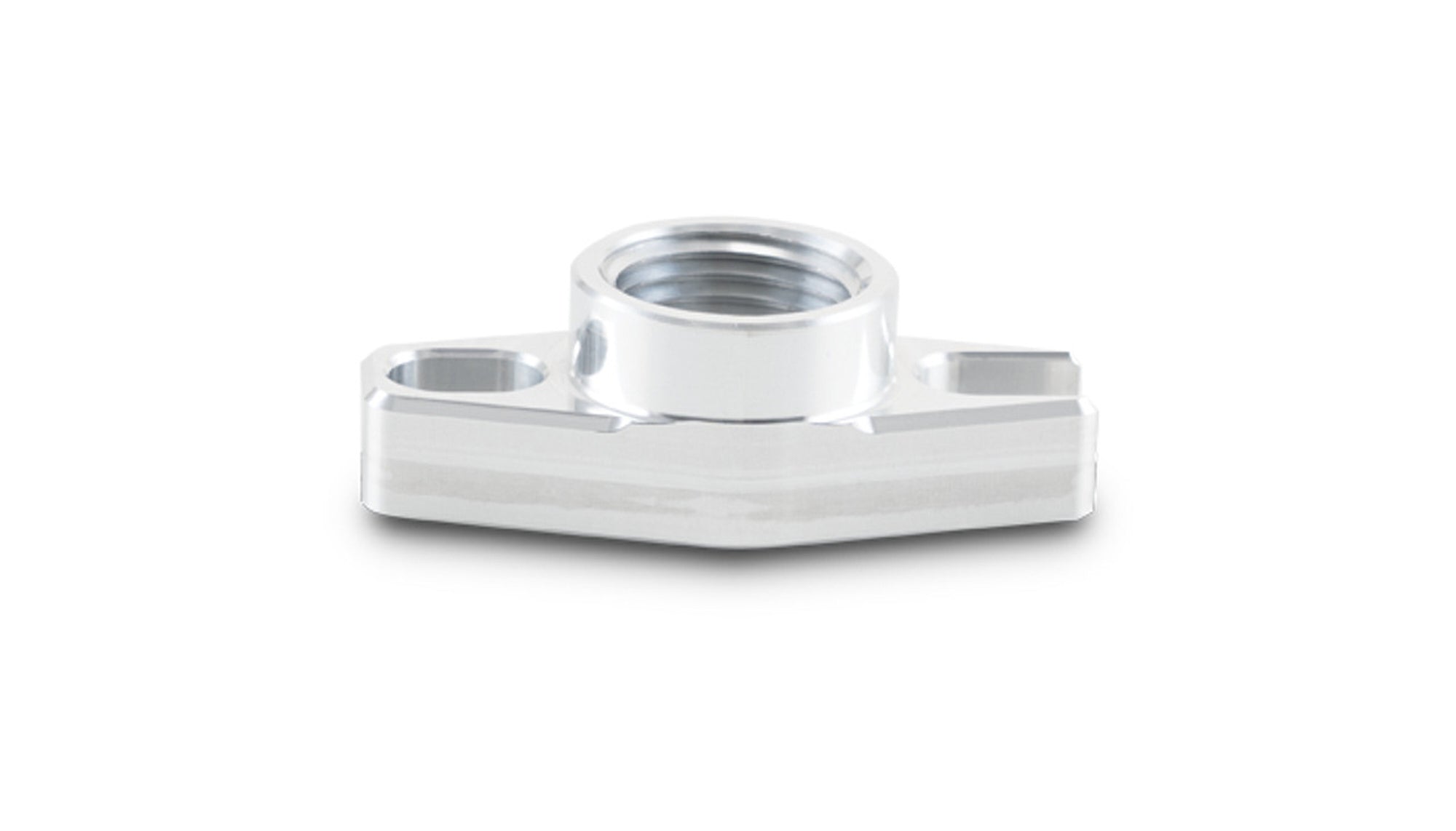 Vibrant Performance Turbo Oil Drain Flange 28891 1/2 Inch NPT Female Aluminum Natural Finish