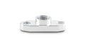 Vibrant Performance Turbo Oil Drain Flange 28989, 1/2 Inch NPT Female, Aluminum, Natural Finish