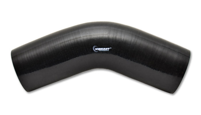 VIBRANT PERFORMANCE 2917 45 Degree Silicone Hose Elbow 5 Inch I.D. with 4 Inch Legs