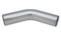 Vibrant Performance VIB2975 Aluminum 45 Degree Mandrel Bend, 5 Inch Diameter, Polished Finish
