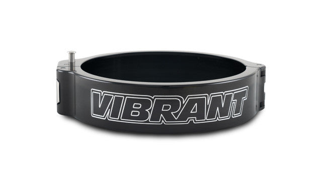 Vibrant Performance VIB32538 HD2.0 Clamp for 4 Inch Outer Diameter Tubing, Aluminum, Black Anodized