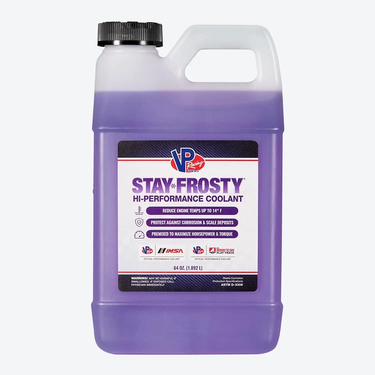 VP Racing 2087 Stay Frosty High-Performance Pre-Mixed Coolant, 64 oz