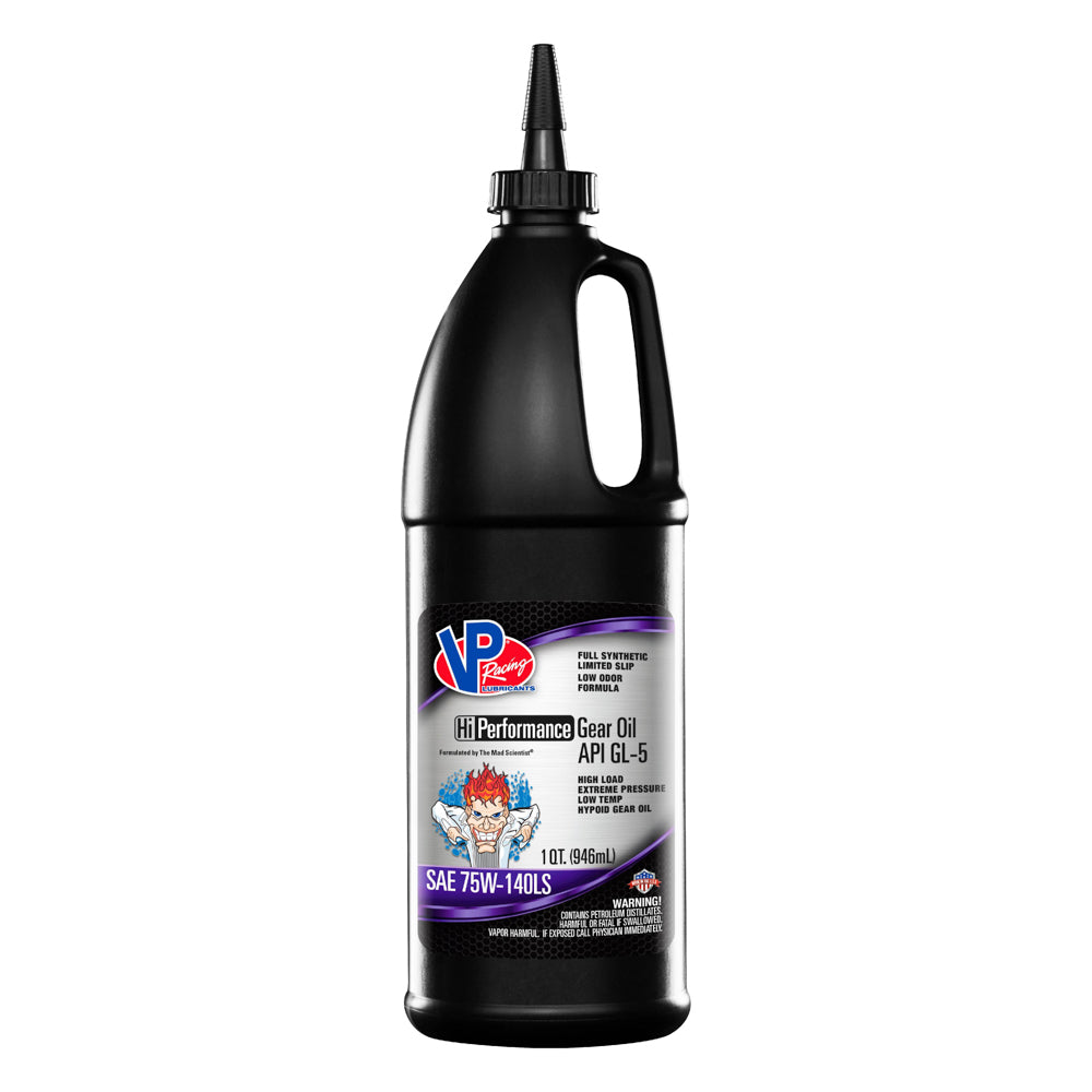 VP Racing VP GL-5 75W140 Gear Oil Full Synthetic with Limited Slip Additive 1 Quart