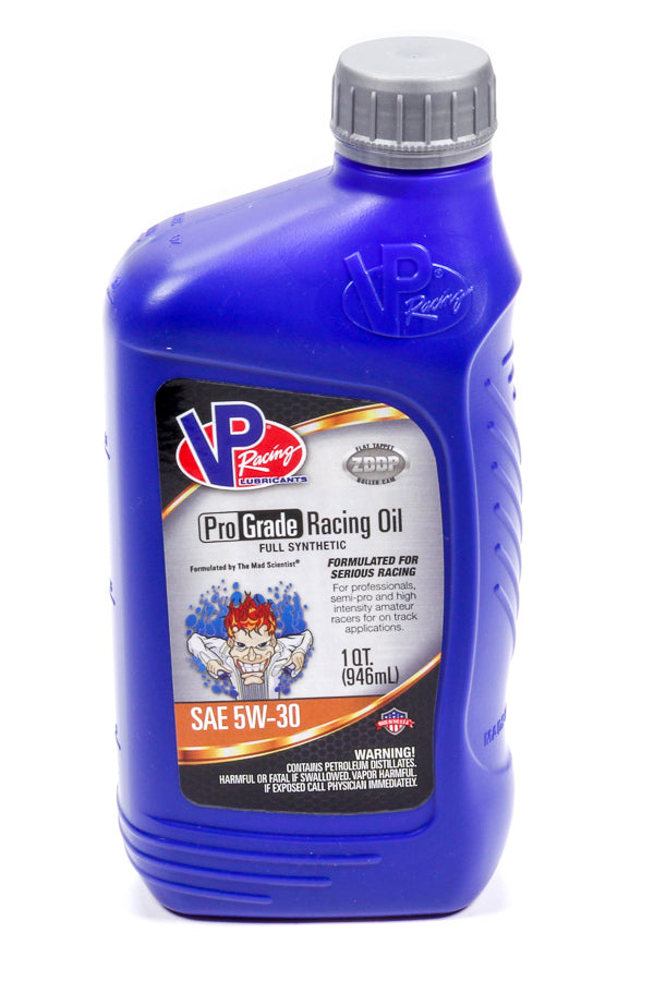 VP Racing VP Part Number 2725 Pro Grade Racing 5W30 Synthetic Motor Oil, 1 Quart Bottle
