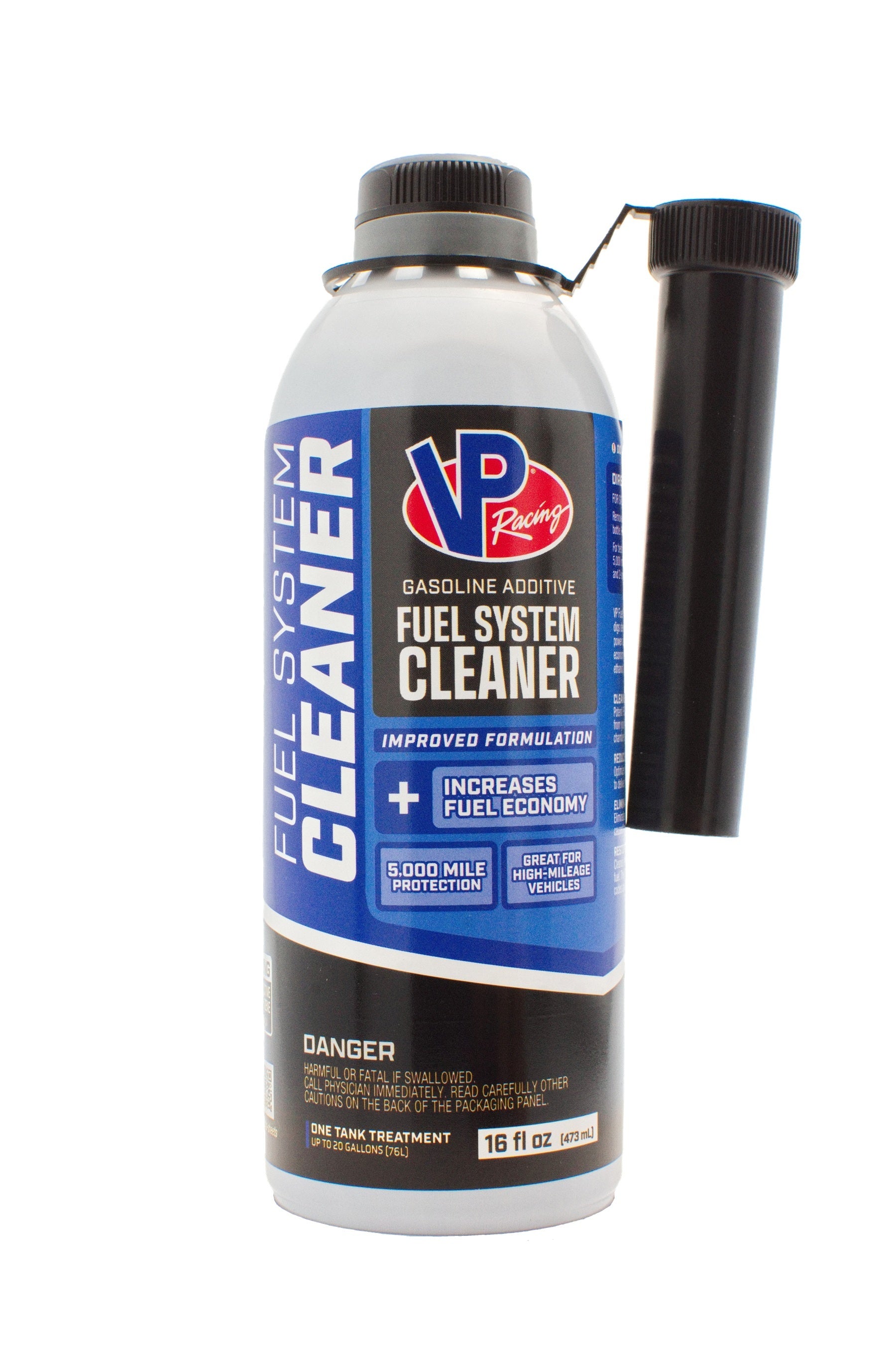 VP Racing Fuel System Cleaner 16 oz Bottle for Gas Engines