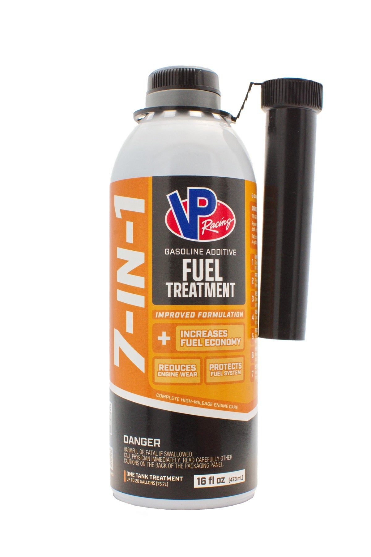 VP Racing VP2848 Fuel Treatment 7-in-1 Octane Booster and Stabilizer - 16 oz Bottle