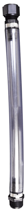 VP Racing VP-3046B Utility Jug Filler Hose, 14 Inch, Clear Plastic Vinyl with Black Cap
