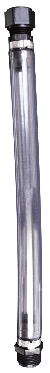 VP Racing VP-3046B Utility Jug Filler Hose, 14 Inch, Clear Plastic Vinyl with Black Cap