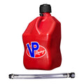 VP Racing 3516-CA Motorsports Jug 5.5 Gallon Red Square Plastic with Filler Hose and O-Ring Seal Cap
