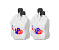 VP RACING 3522-CA Motorsports Jug 5.5 Gallon Square Plastic White Set of 4