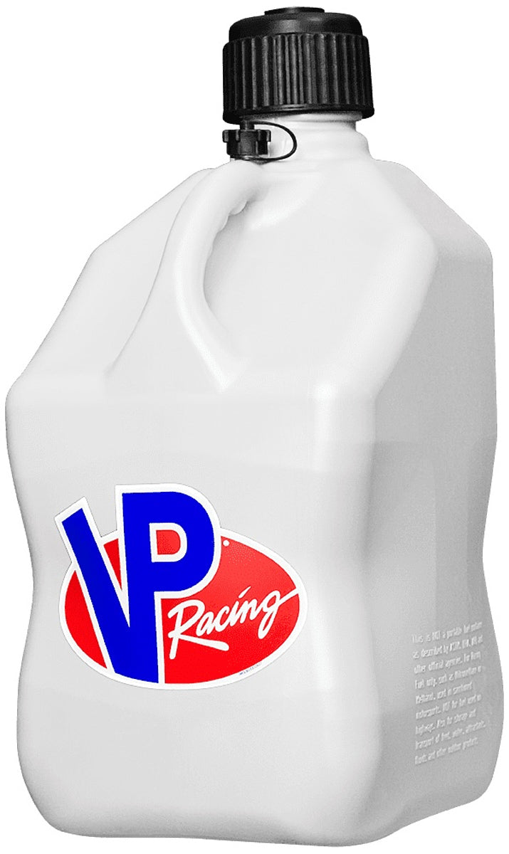 VP Racing Motorsports Jug 3522-CA 5.5 Gallon Square Plastic Fuel Container White