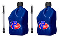 VP Racing 3532-CA-2PK-HOSE Utility Jug 5.5 Gallon Square Plastic with Filler Hose and O-Ring Seal Cap