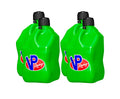 VP Racing 3562-CA Motorsports Jug 5.5 Gallon Square Plastic Container with O-Ring Seal Cap and Screw-On Vent, Green, Set of 4
