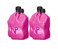 VP Racing Motorsports Jug 3812-CA 5.5 Gallon Square Plastic Fuel Container Pink Set of 4
