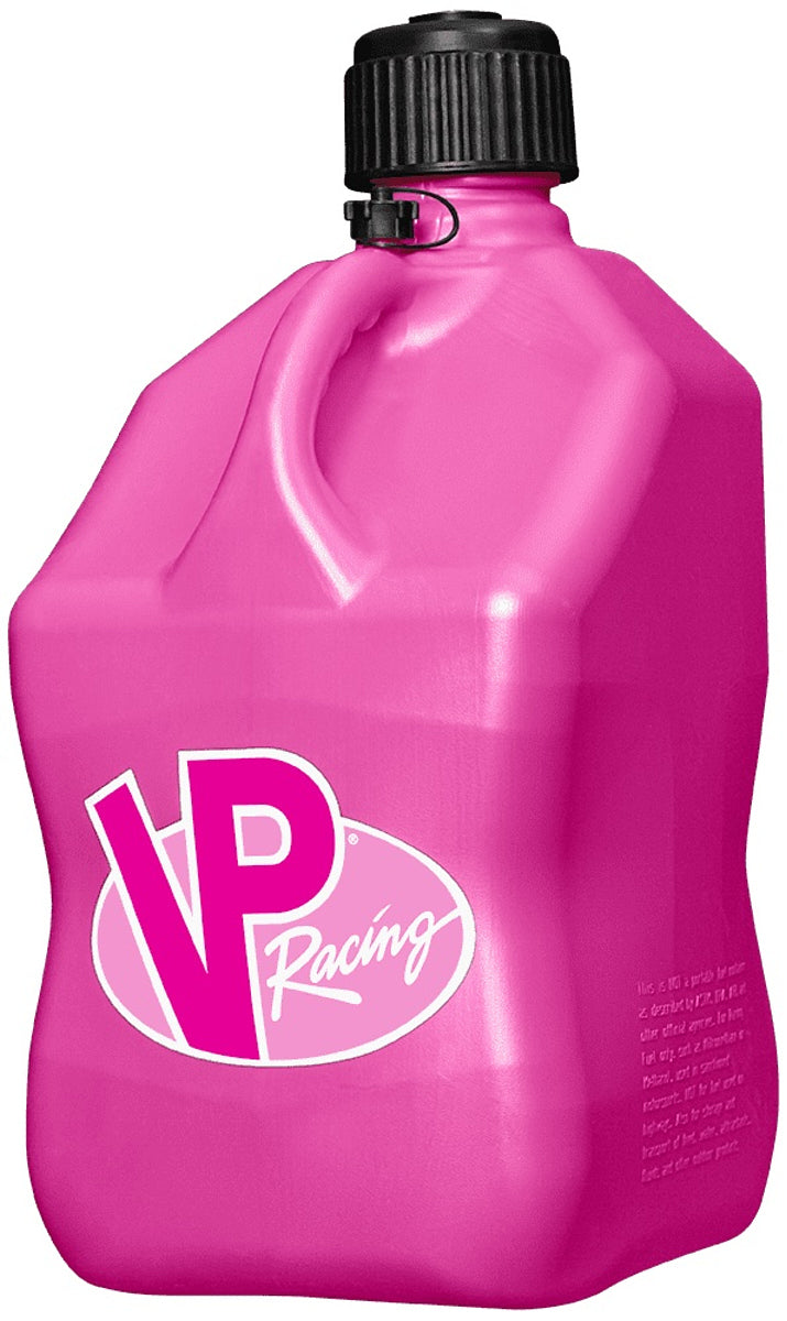 VP Racing Motorsports Jug 3812-CA 5.5 Gallon Pink Square Plastic Fuel Container
