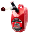 VP Racing Gas Container 5.5 Gallon Press 'N Pour Red Plastic Fuel Can with Push Button Activation
