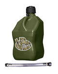 VP Racing Motorsports Jug 3846-CA 5.5 Gallon Square Plastic Fuel Container with Filler Hose and O-Ring Seal Cap
