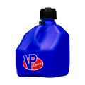 VP Racing 4182-CA Motorsports 3-Gallon Square Utility Jug with O-Ring Seal Cap and Screw-On Vent in Blue