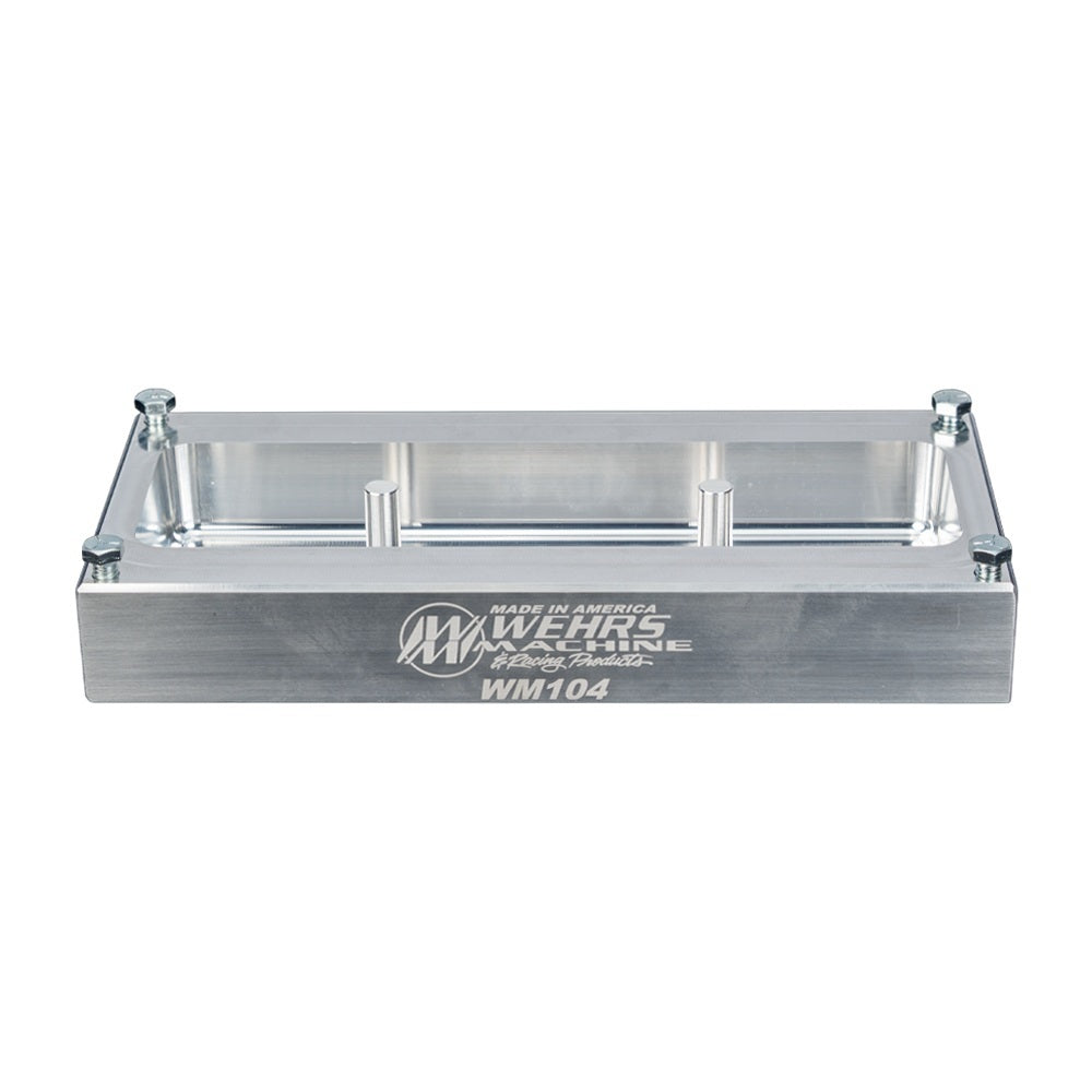 Wehrs Machine WM104 25 lb Rectangle Bar Lead Mold with 12 Inch Length and 3.5 Inch Width